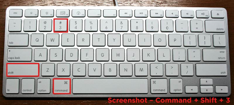 keyboard shortcut for screenshot of window on mac